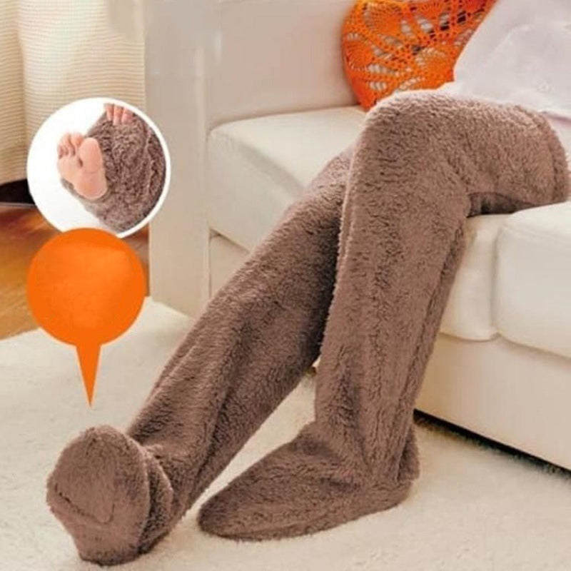 Pantoufles mignonnes chaussettes PlushWarmth.