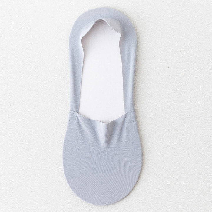 6 Pièces Chaussettes confortables en soie glacée antidérapantes