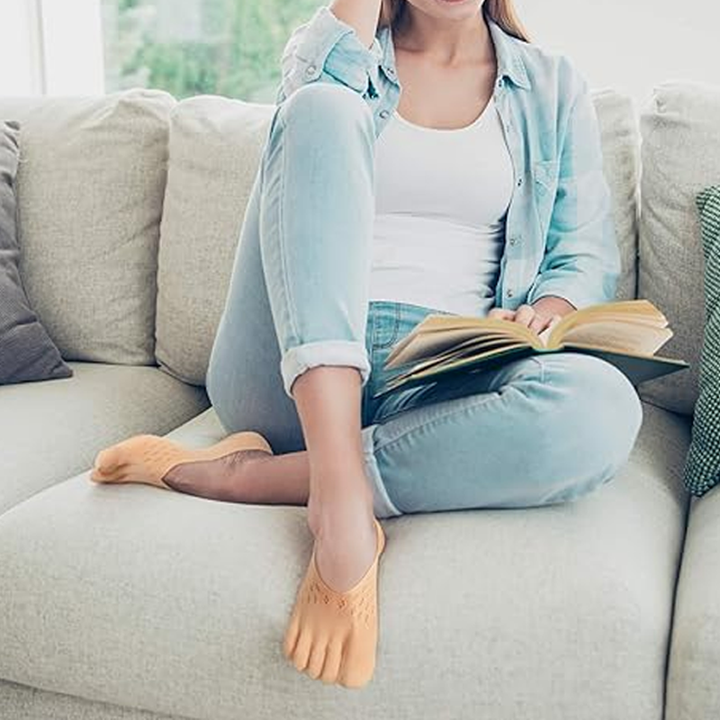 5 paires Nouvelles chaussettes à orteils pour femmes