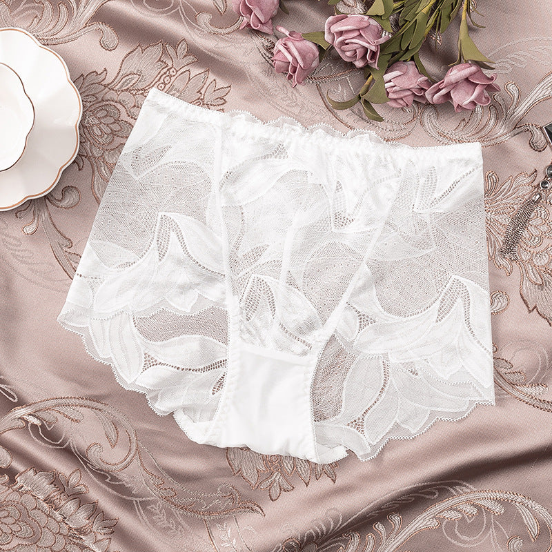 🌸Pack de 6 sous-vêtements en dentelle de soie faits à la main pour femmes🌸