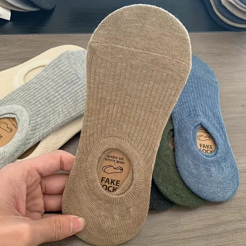 Pack de 7 Paires de Chaussettes Courtes Respirantes pour Hommes – Confort Décontracté & Performance