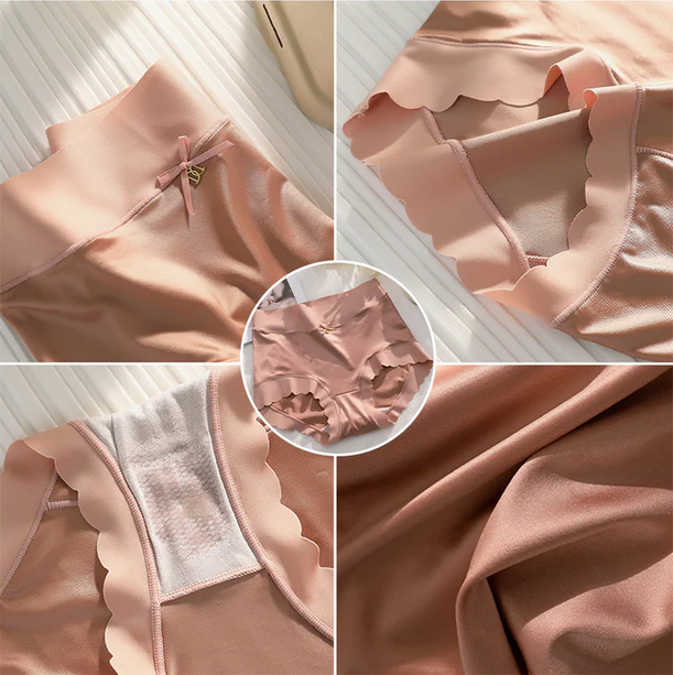 🌸PACK DE 6 Sous-vêtements en soie absorbant l'humidité, et inodores 🌸