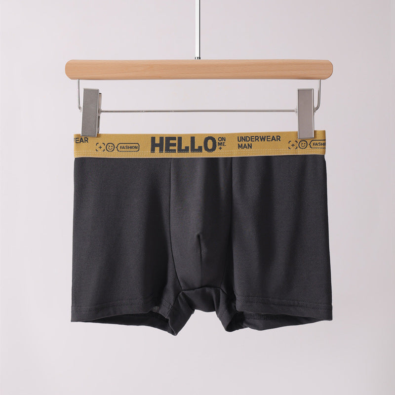 (5 Pièces) Lot de Boxers Confortables pour Hommes – Coton avec Bordure Contrastante
