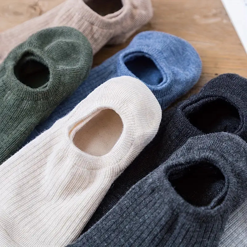 Pack de 7 Paires de Chaussettes Courtes Respirantes pour Hommes – Confort Décontracté & Performance