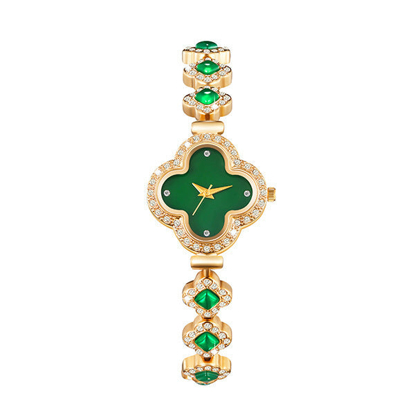 Montre Féminine Fleur de Trèfle Chanceux