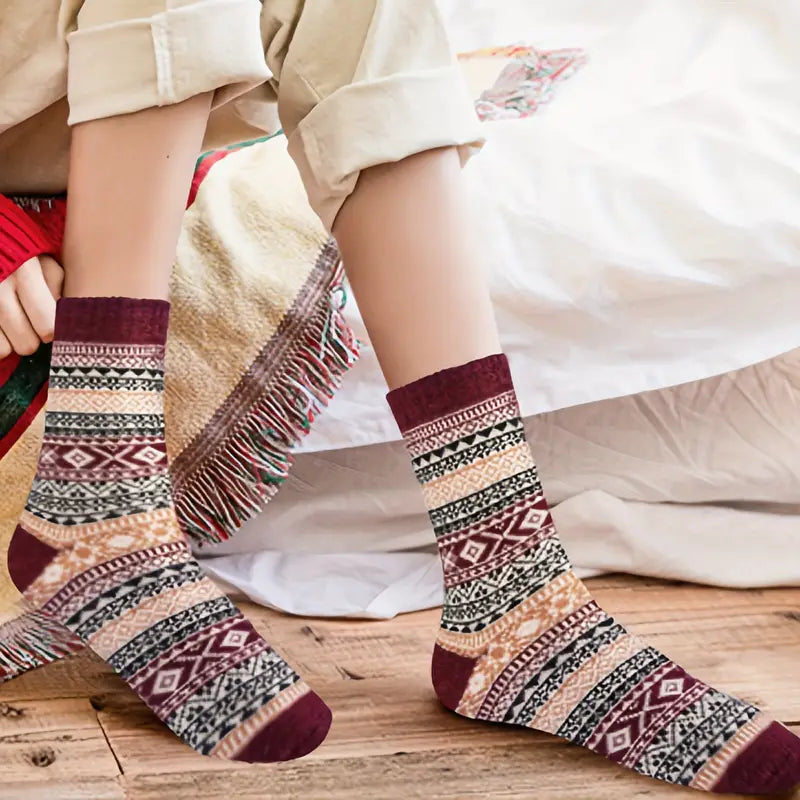 Svea (5 paires) - Chaussettes en laine pour hommes et femmes