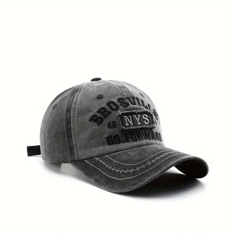 Casquette de Baseball en Denim Vintage - Élégance Rétro et Confort Moderne
