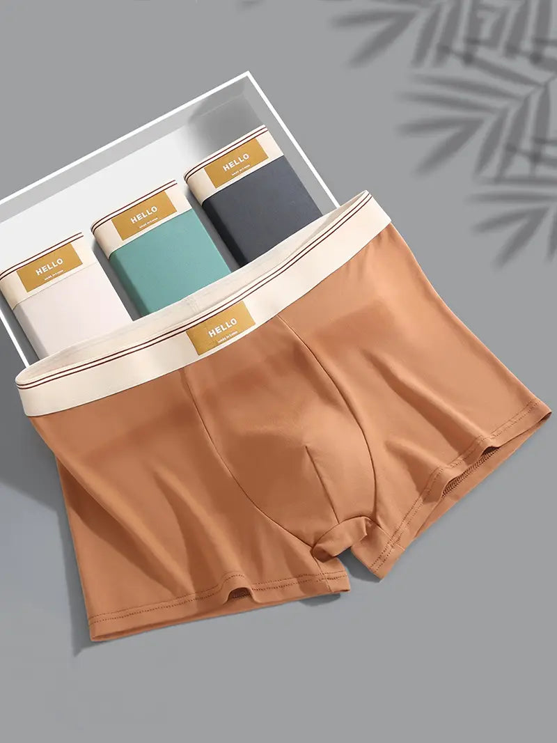 Pack de 5 Boxers HELLO™ – Confort Premium & Style Minimaliste