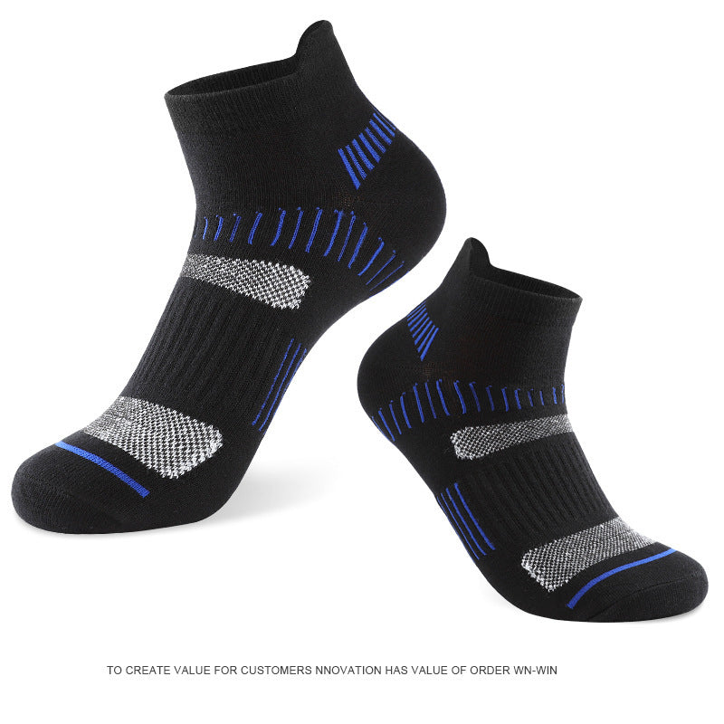 Lot de 5 Chaussettes de Cheville Thermiques Antidérapantes – Automne/Hiver