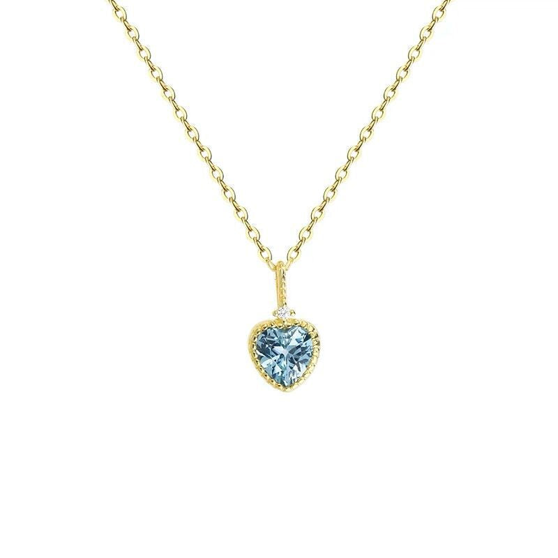 Collier coeur de diamant