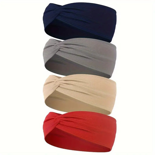 4pcs/Bandeau à larges bords