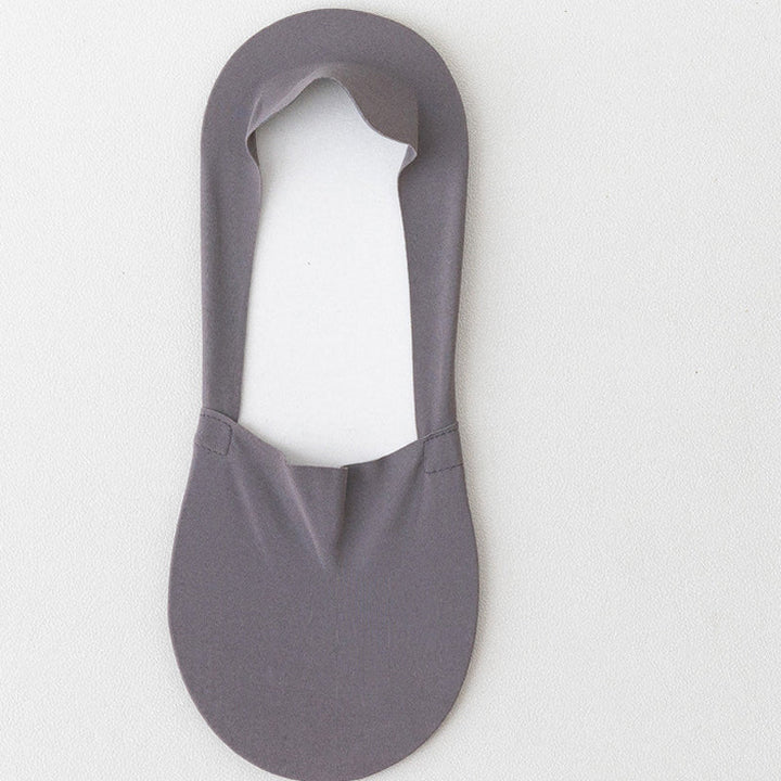 6 Pièces Chaussettes confortables en soie glacée antidérapantes