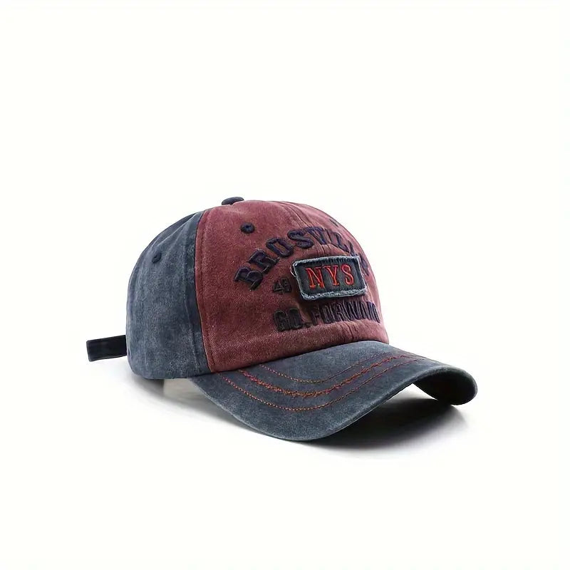 Casquette de Baseball en Denim Vintage - Élégance Rétro et Confort Moderne