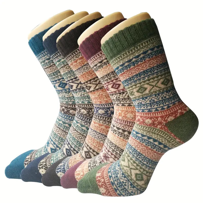 Svea (5 paires) - Chaussettes en laine pour hommes et femmes