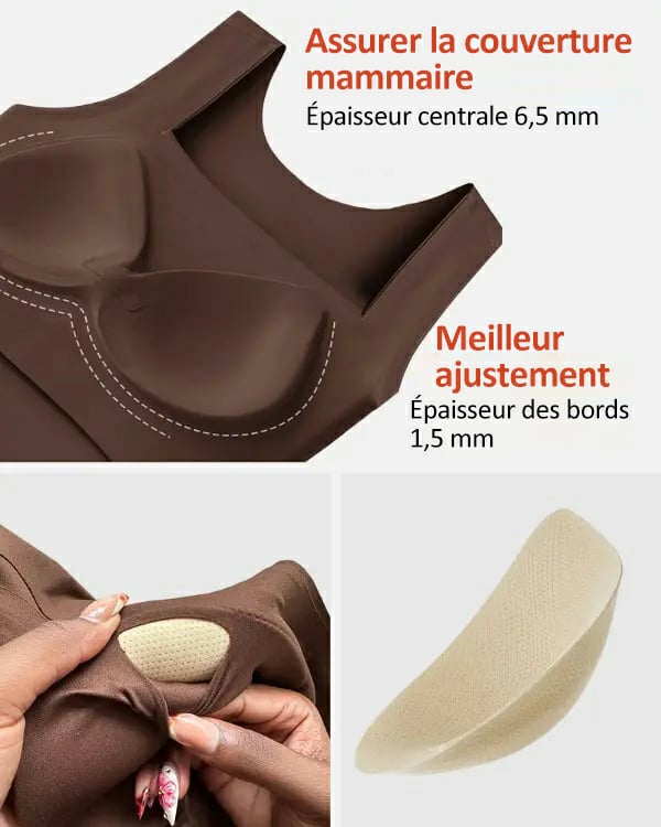 🔥 Débardeur shaper en U avec soutien-gorge intégré