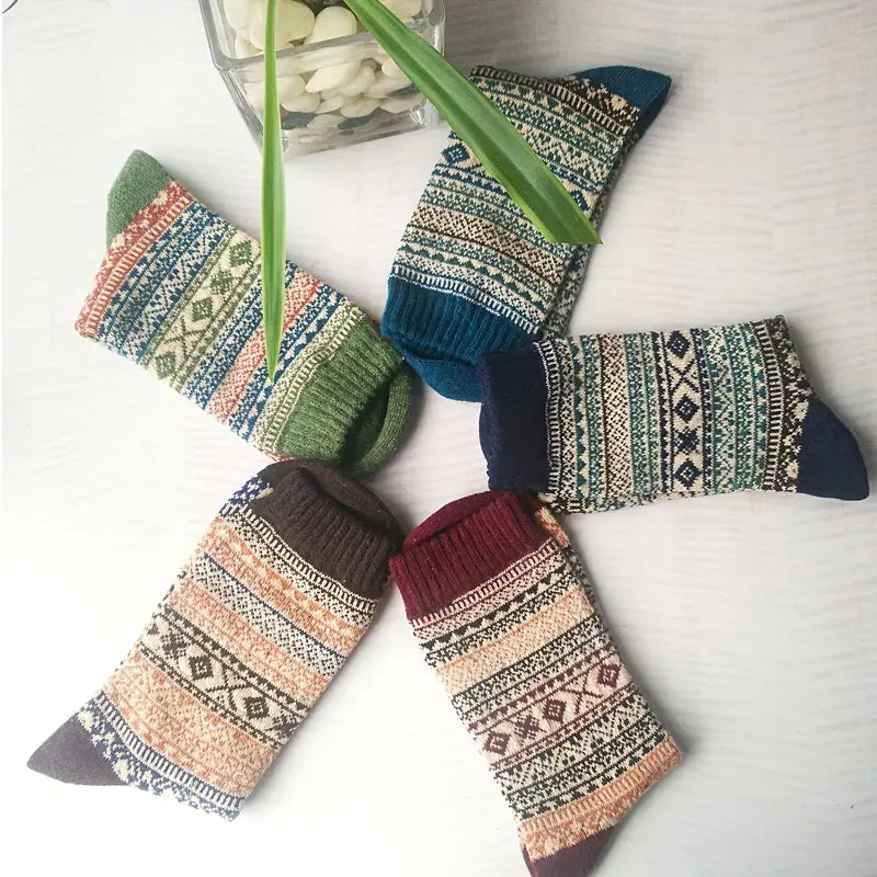 Svea (5 paires) - Chaussettes en laine pour hommes et femmes