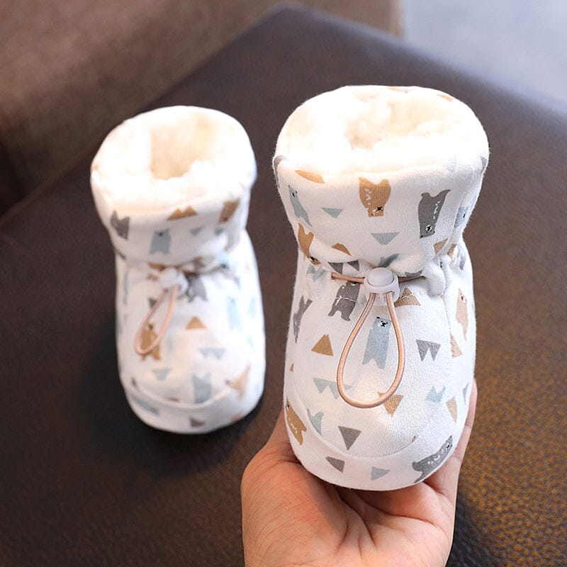 Bottes chaudes en fourrure pour bébé