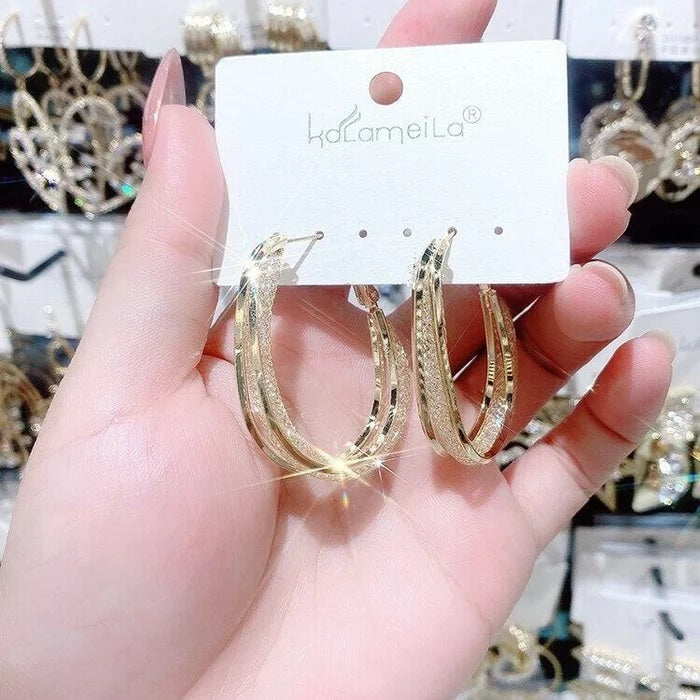 Boucle d'oreille Camelia
