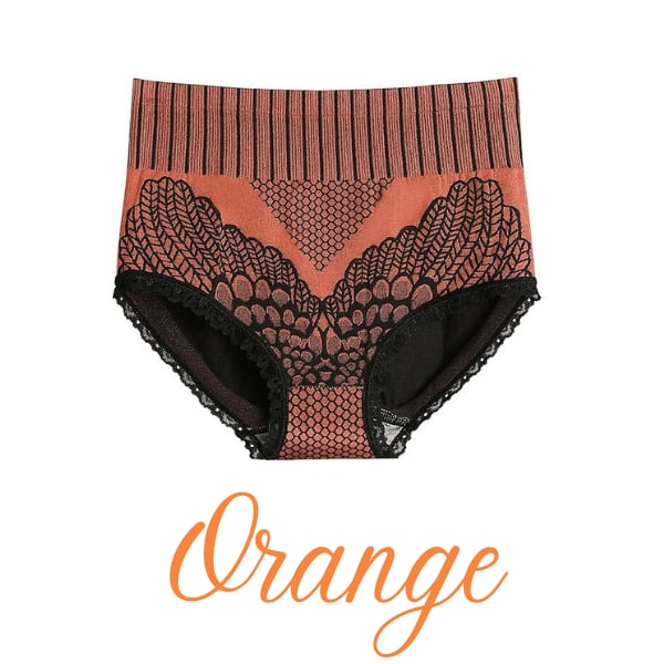 💖  Sous-vêtements en dentelle à taille haute avec contrôle du ventre pour femmes