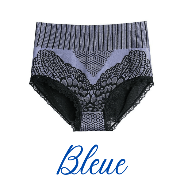 💖  Sous-vêtements en dentelle à taille haute avec contrôle du ventre pour femmes