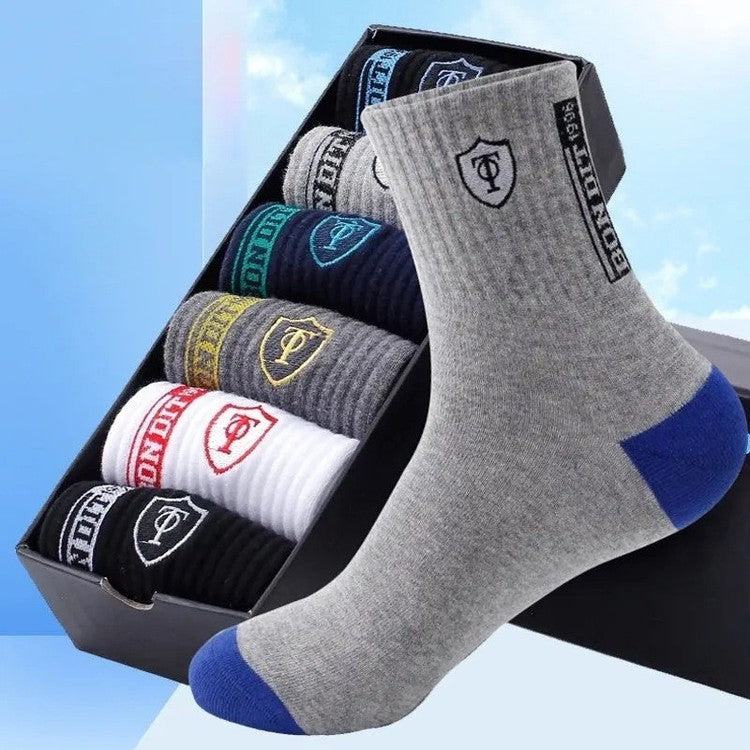 【6 paires】 Chaussettes déodorantes absorbant la transpiration pour hommes