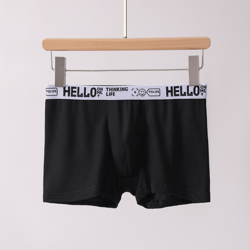 (5 Pièces) Lot de Boxers Confortables pour Hommes – Coton avec Bordure Contrastante