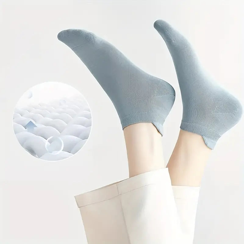 Pack de 7 Paires de Chaussettes Basses COLOR STEP™ – Confort Quotidien & Style Minimaliste