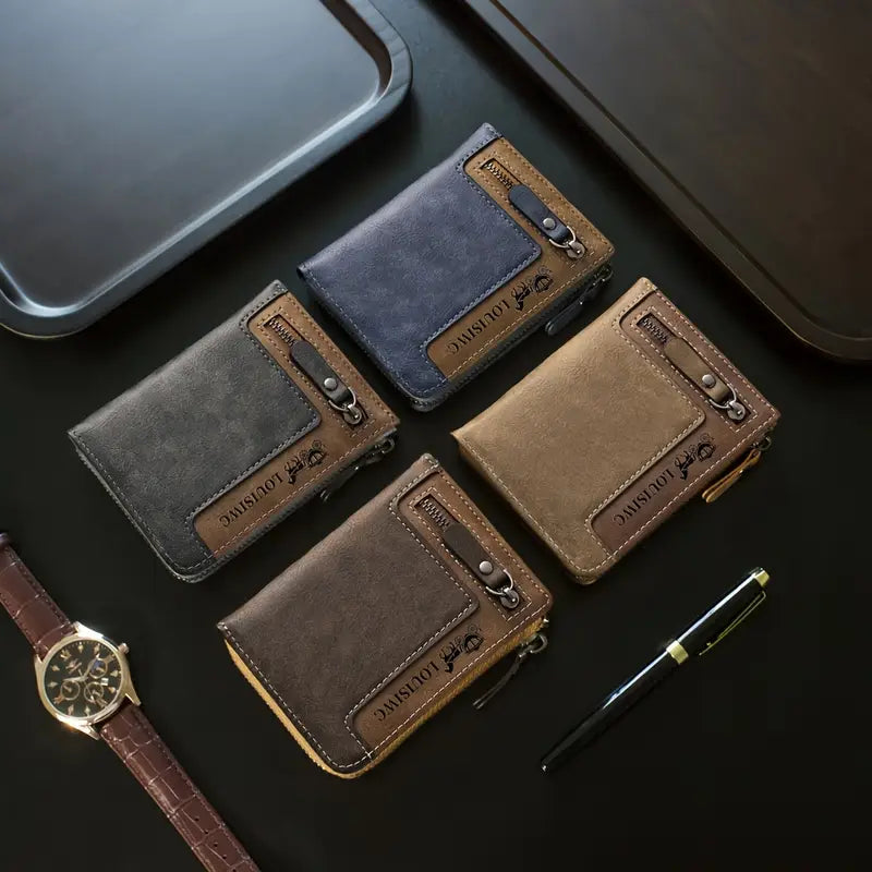 Portefeuille "TOURISTING" – Cuir Vintage & Esprit Nomade
