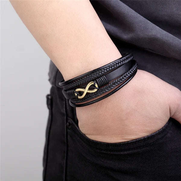 Bracelet InfinityLife - Symbole de l'évolution et de l'amour éternel.