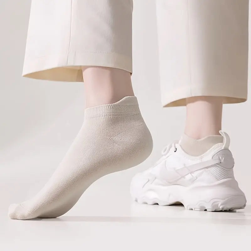Pack de 7 Paires de Chaussettes Basses COLOR STEP™ – Confort Quotidien & Style Minimaliste
