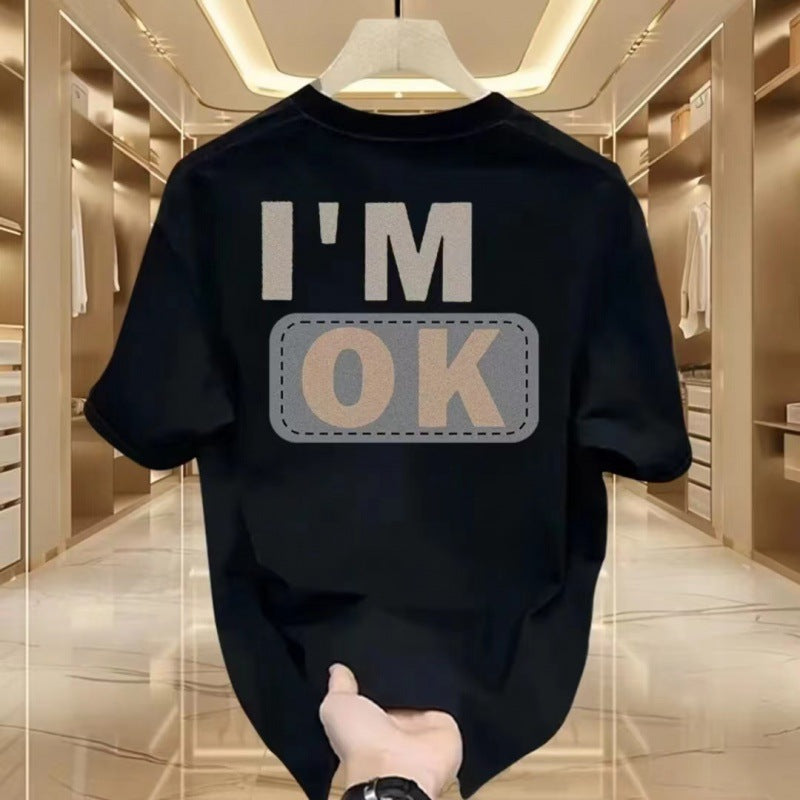 T-shirt "I'M OK" – Minimalisme Audacieux & Attitude Assumée