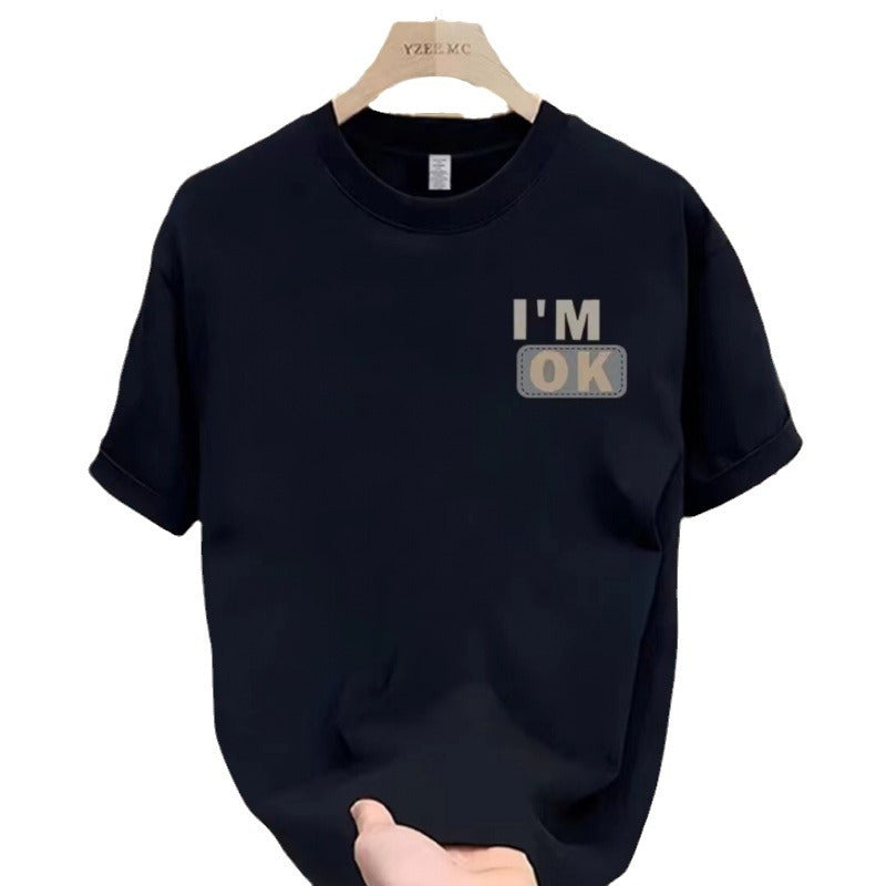 T-shirt "I'M OK" – Minimalisme Audacieux & Attitude Assumée