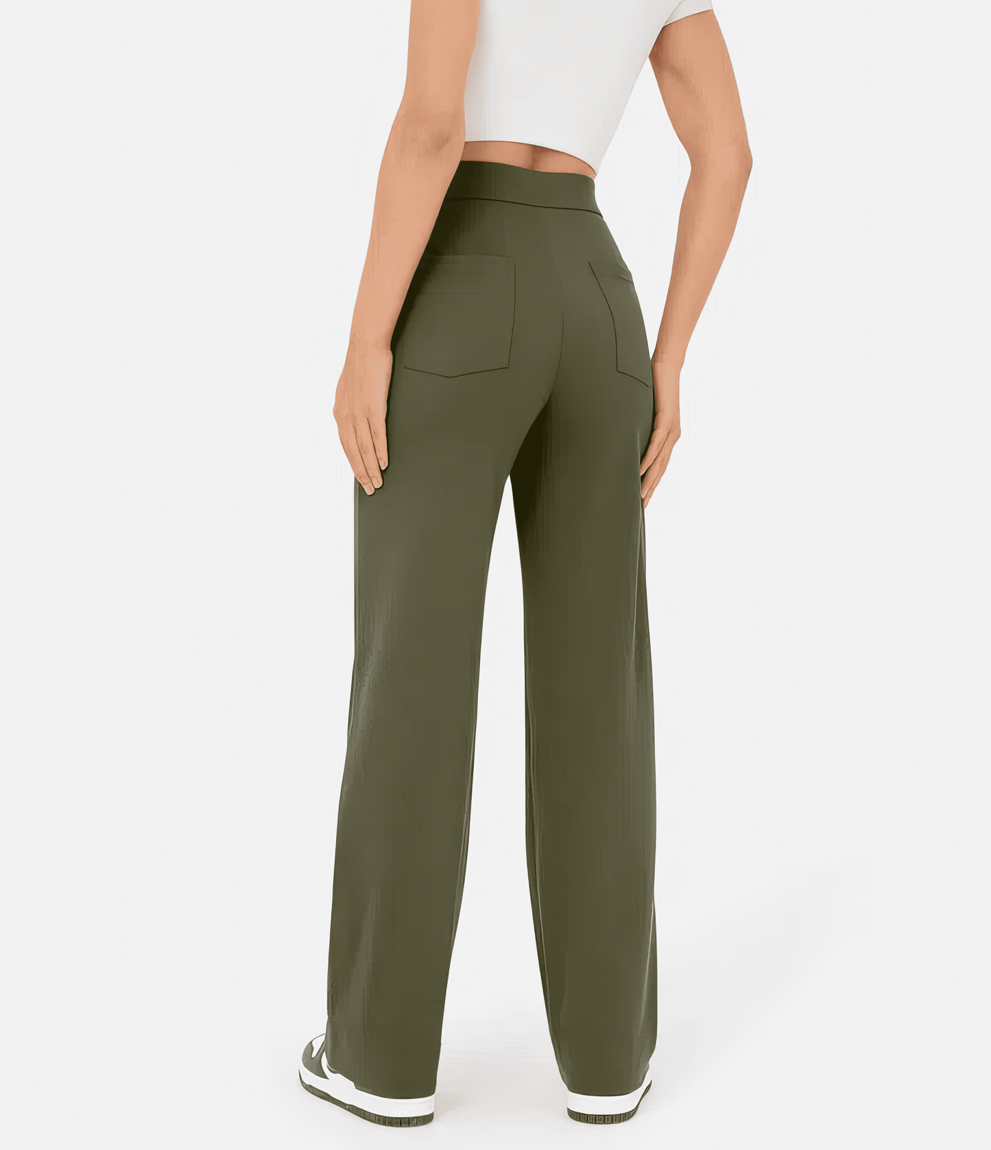 Pantalon décontracté taille haute | Divinea™