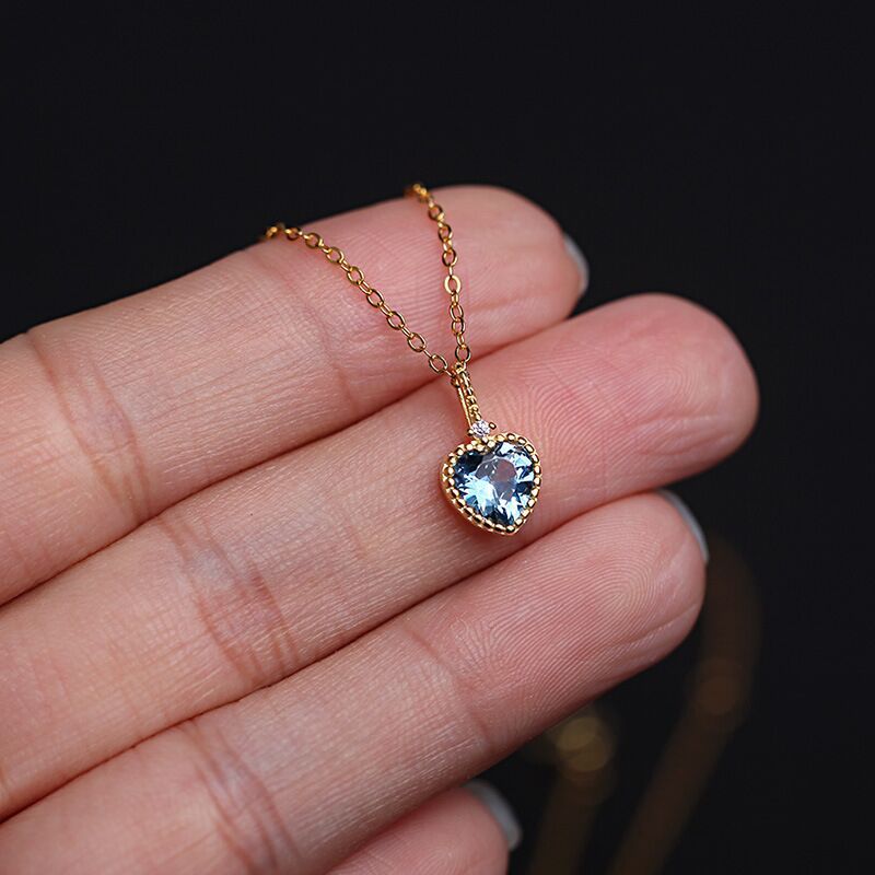 Collier coeur de diamant