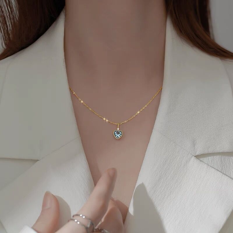 Collier coeur de diamant