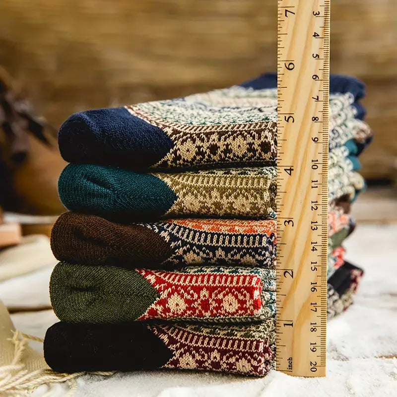 Svea (5 paires) - Chaussettes en laine pour hommes et femmes