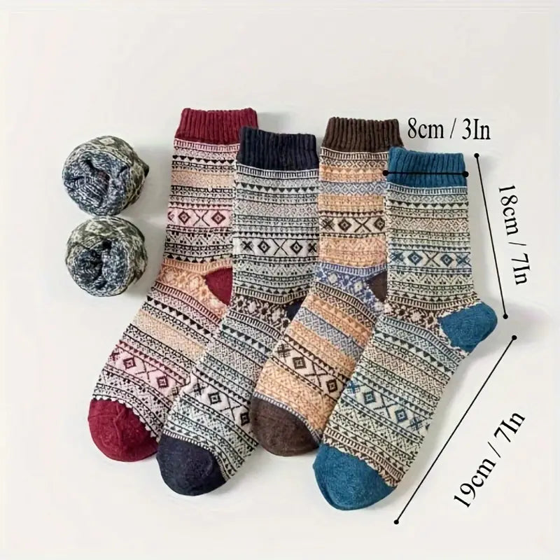 Svea (5 paires) - Chaussettes en laine pour hommes et femmes