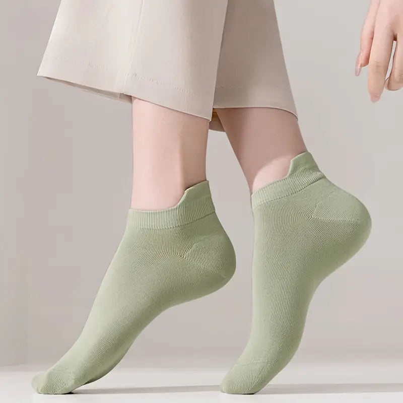 Pack de 7 Paires de Chaussettes Basses COLOR STEP™ – Confort Quotidien & Style Minimaliste