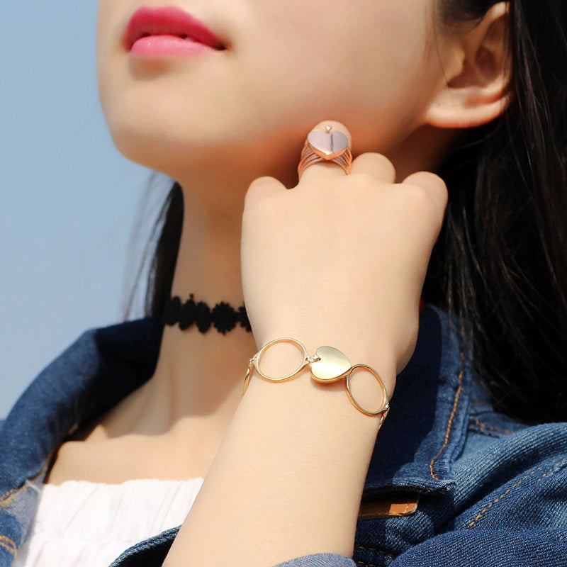 BAGUE & BRACELET CŒUR