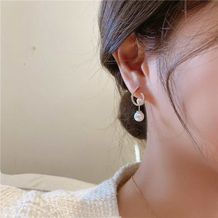 Boucle d’oreille Ambre