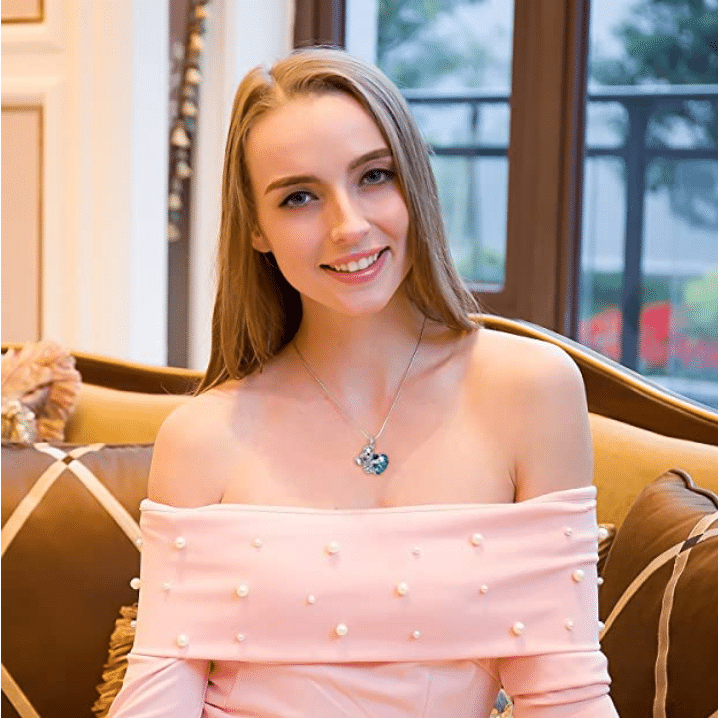 Collier koala orné de cristaux