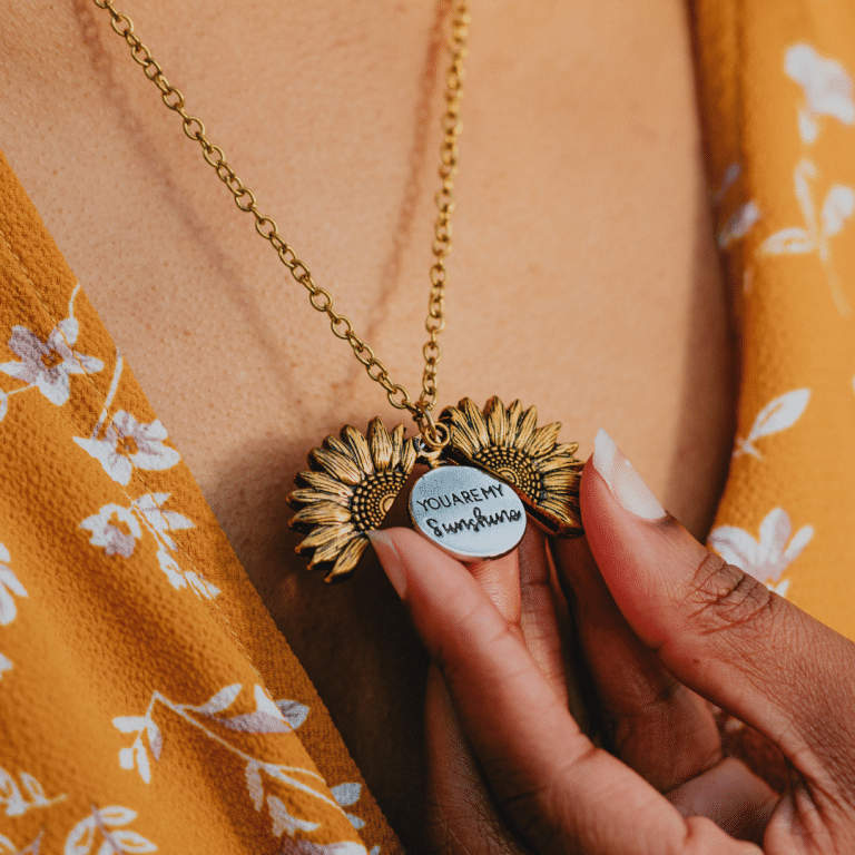 Collier tournesol